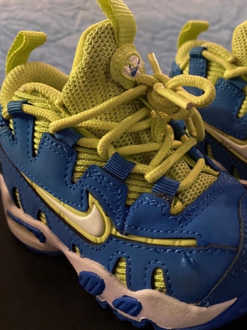 Nike AIRMAX 432032-403 Blue Cyber Kids Child Size 5c